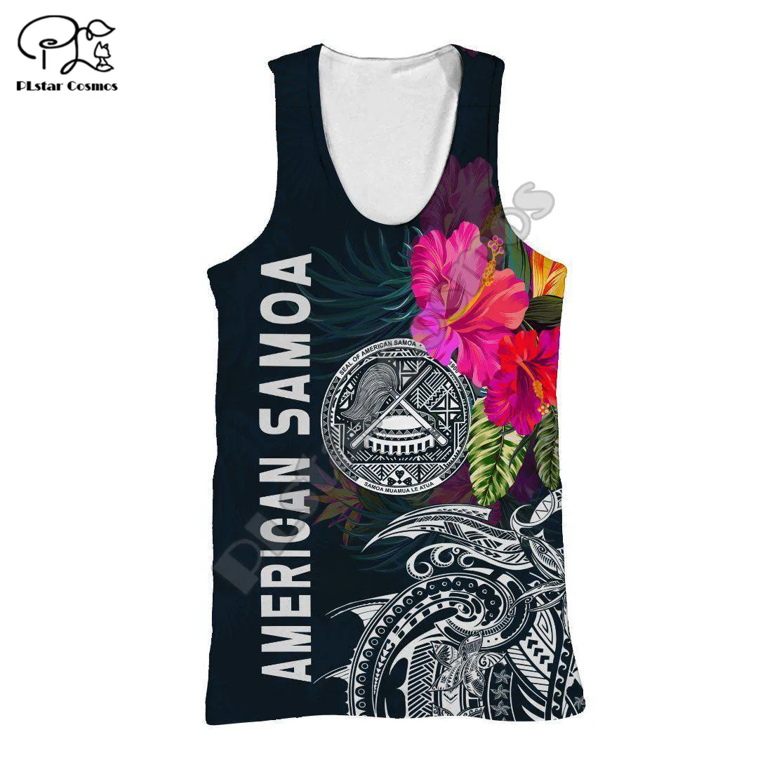 

PLstar Cosmos American Samoa Culture 3D Printed 2021 New Fashion Summer Tank Top For Men/Women Casual Beach Vest Style-S31