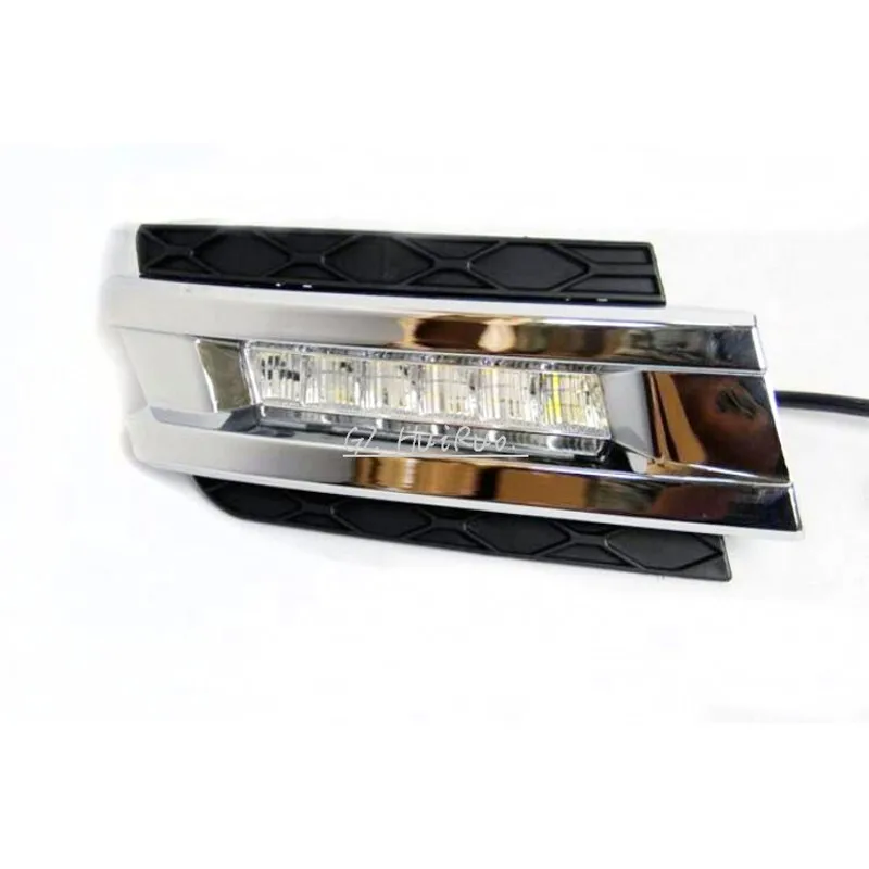 2x Светодиодный Противотуманные фары светильник LED DRL с крышкой противотуманных