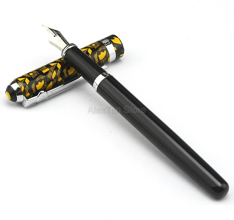 Duke 962 Wholesale Price Series Fountain Pen Medium Nib Yellow Color Writing Gift For Office & School | Канцтовары для офиса и