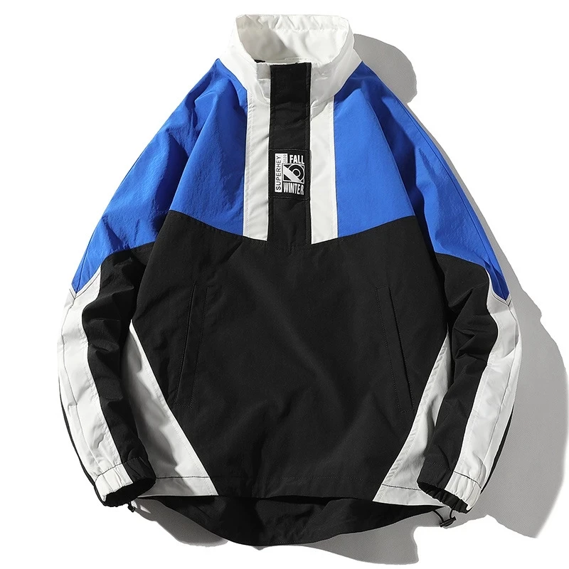 

Spring Autumn Retro Couple Streetwear Jacket Men Women Fashion Hip Hop Windbreaker Male Baseball Harajuku Jackets Size M-2XL