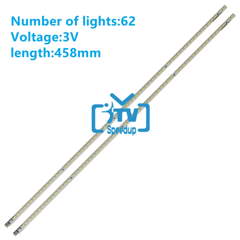 50 шт., 40-дюймовая светодиодная подсветка для Hisense 40INCH-L1S-60 40-D0WN LJ64-02730A 62LED S 458 мм