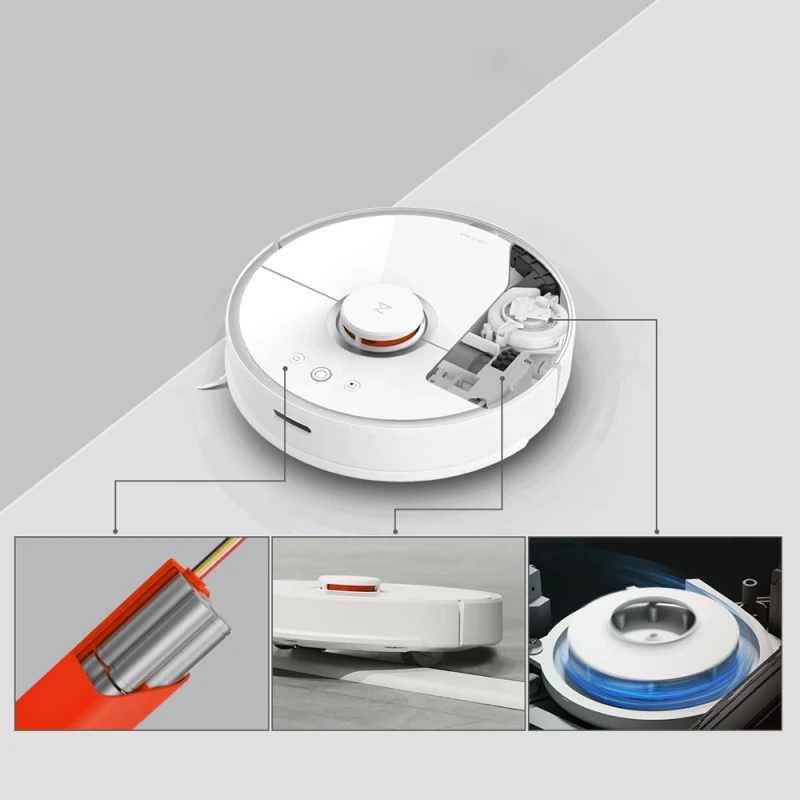 Roborock S50 XIAOMI пылесос 2 умный планируемый Wifi влажный сухой MIJIA робот домашний автоматический для уборки пыли стерилизовать Швабра