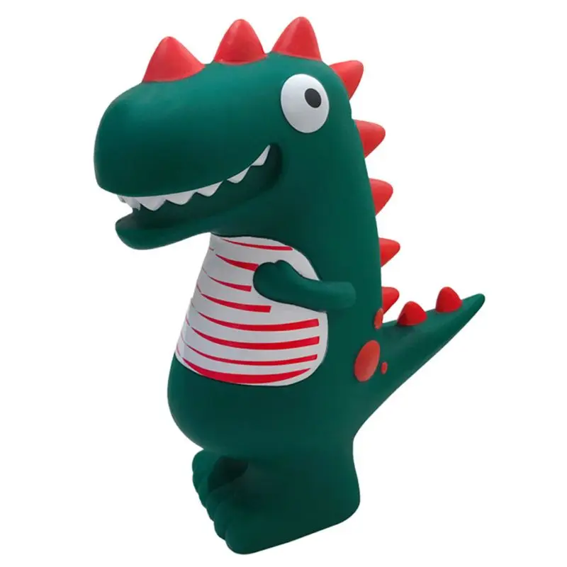 Копилка в виде динозавра Прекрасная зеленая форме рождественские подарки для