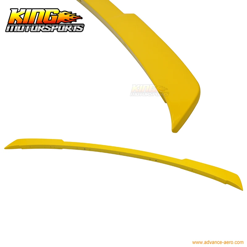 

Fit For 2015-2016 Ford Mustang RO Trunk Spoiler OEM Painted Match Triple Yellow # H3