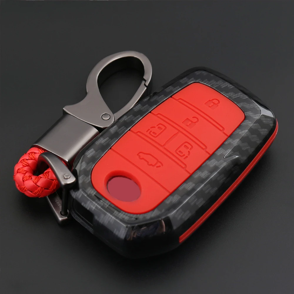 Силиконовый чехол из углеродного волокна для ключей Toyota alphard/vellfire Grandmaster Previa (15-19) |