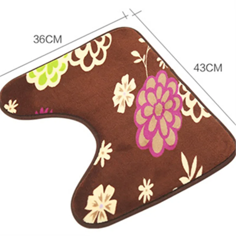 Нескользящие ТАПИС де Бейн для туалета коврик двери декора ванной комнаты
