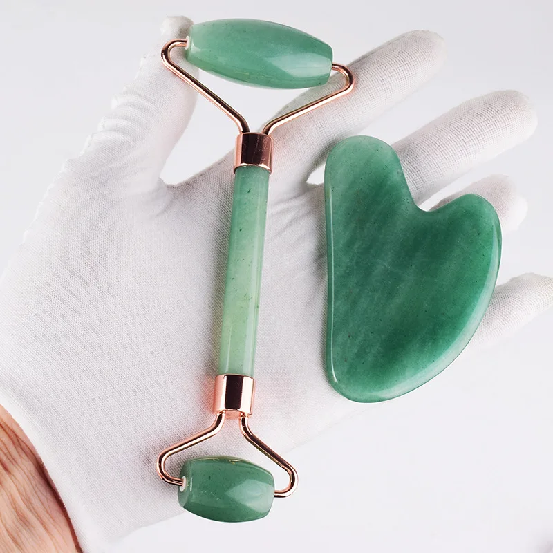 Набор для массажа и акупунктуры из Нефритового камня 2 шт./компл. массажер спа