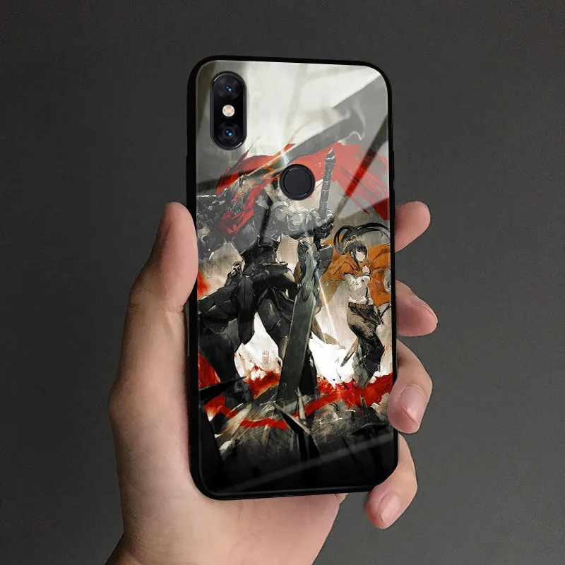 Роскошный чехол для телефона с постером из аниме Overlord, стеклянная крышка, Мягкая силиконовая оболочка для Xiaomi mi 8 9 SE mi x 2 2s 3 Red mi Note 5 6 7 8 Pro - Цвет: AE 2204