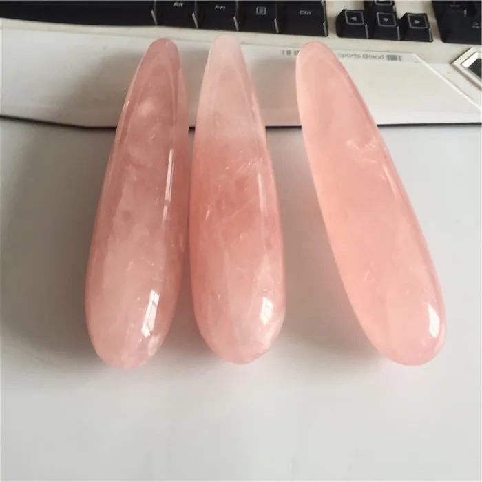 Оптовая продажа массажер Из Натурального Розового Кварца хрустального кварца