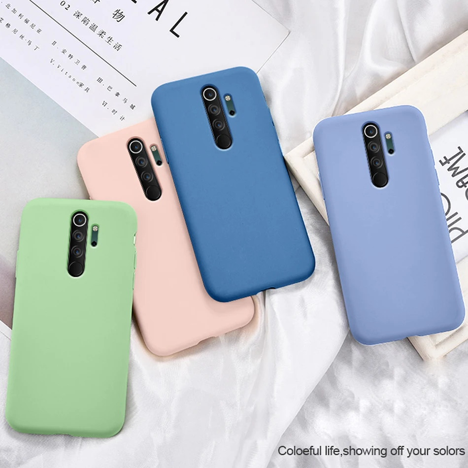 Мягкий чехол для Xiaomi Redmi Note 8 роскошный оригинальный из жидкого силикона Pro