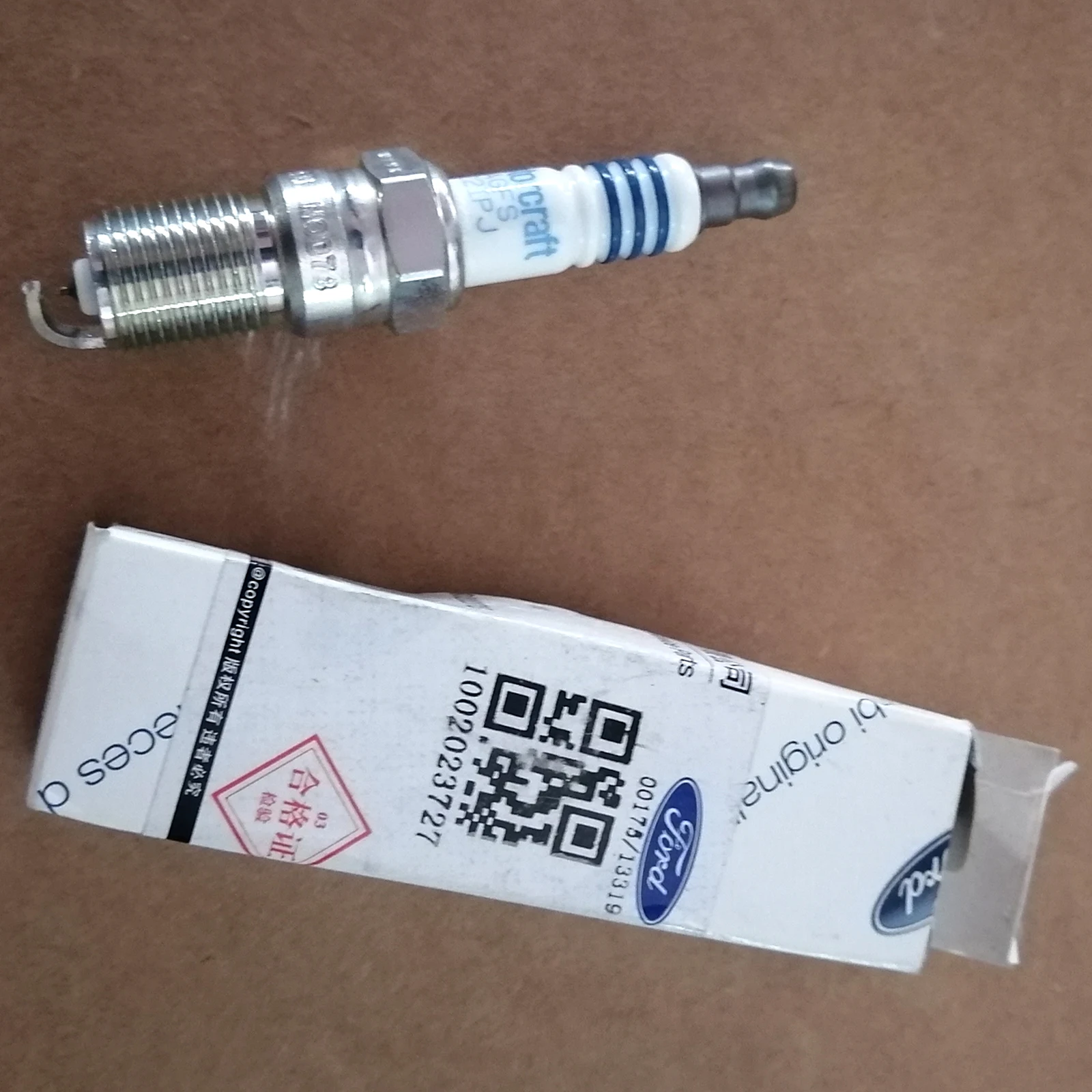 Натуральная Свеча зажигания OEM 3S4J 12405 AB для Ford Transit DU4D24 Фокус Fiesta Mazda 3 6 хэтчбек L341 18