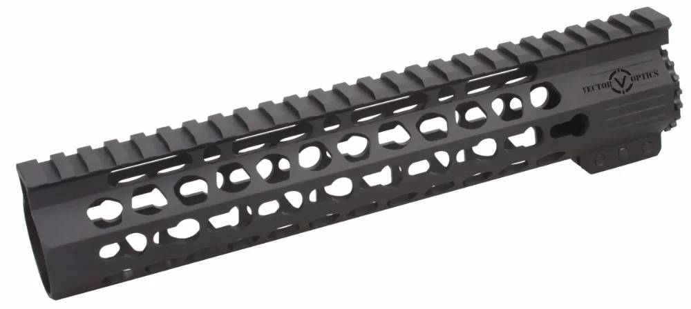 Тактический ультра тонкий KeyMod 7 10 12 15 17 дюймов поплавок Пикатинни Handguard Крепление подходит. 223/5,56 AR15 M4 M16