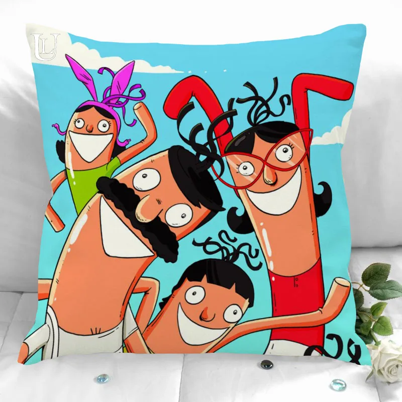 Наволочка New Bobs Burgers для свадебного декора подарок на выбор на чехол 35X35см 40X40см (с одной стороны)