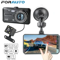 g sensor wdr auto dashcam car dvr 4 hd 1080p video recorder camera auto accessories dash cam dual lens touch screen