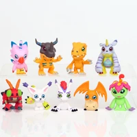 9pcsset anime figures for digital monsters digimons modle toy ishida yamato gabumon yagami taichi kids toys christmas gift