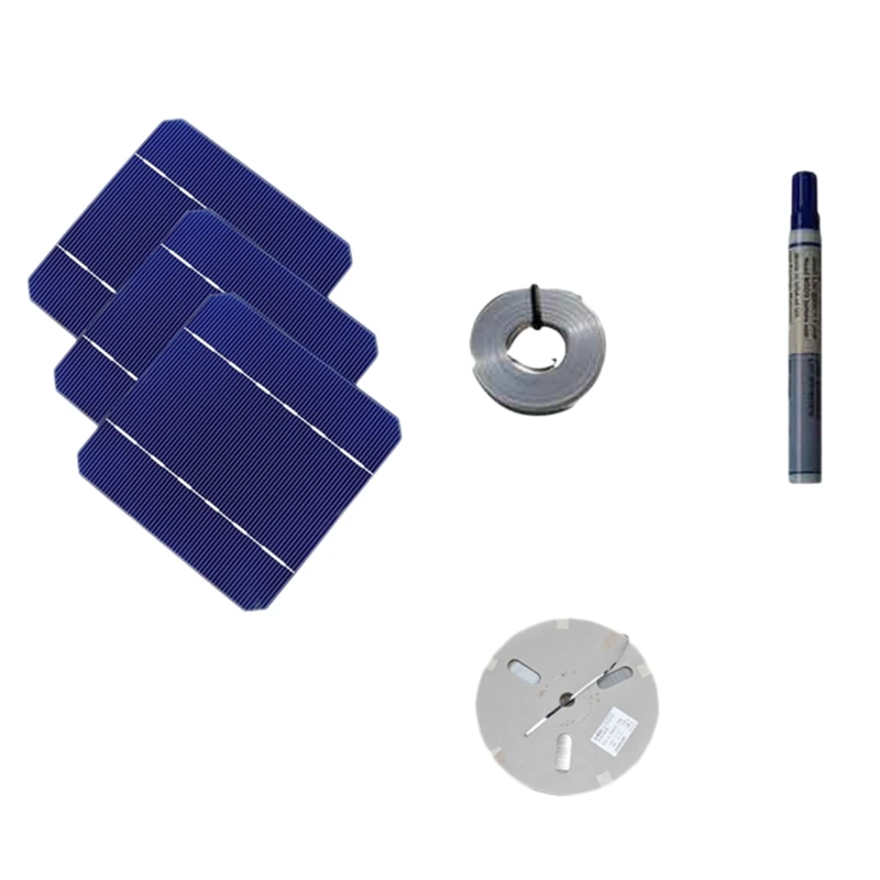 100 Вт DIY Солнечная Панель зарядное устройство набор 40 шт монокристаллическая