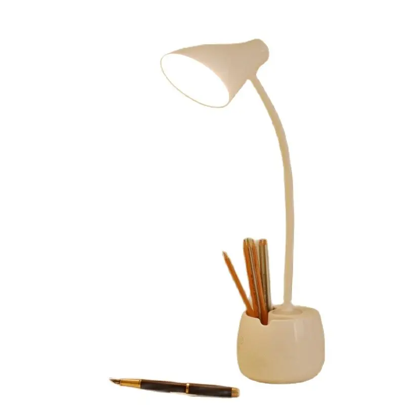 

Multi-function reading light with pen holder Multi-purpose home learning reading light Mobile phone stand Base small night light