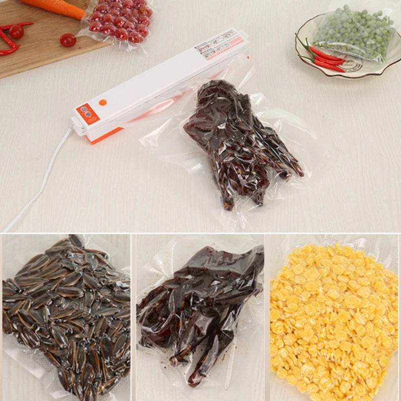 

Vacuum Sealer Packaging Machine Household Food Film Sealer Vacuum Packer Keep Food Fresh 220V/110V