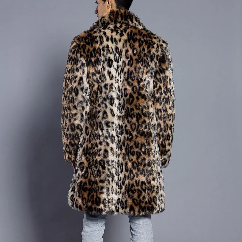

Men's Jacket Fashion Faux Fur Outerwear & Coats Sweater Warm Fur Collar Jackets jaqueta masculina Men's Clothing Nov8