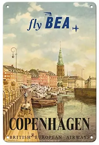 Копенгаген Дания британские европейские дыхательные пути (BEA) авиакомпании jyorgen