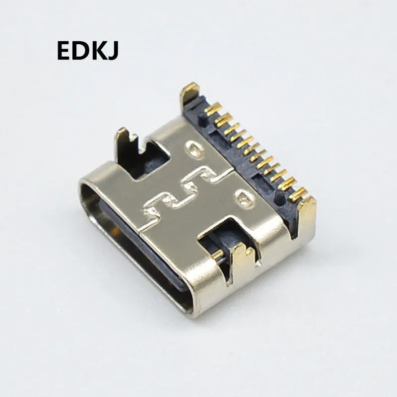 10 шт. 16-контактный разъем USB Type-C 3.1 гнездовой для монтажа печатных плат