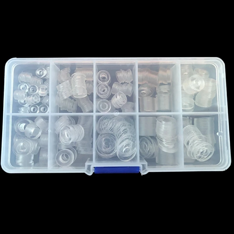 500PCS PVC Washers M3 M4 M5 M6 Soft/Hard Plastic Gasket Transparent Insulation Flat Paded For Screws Assortment Kits | Обустройство