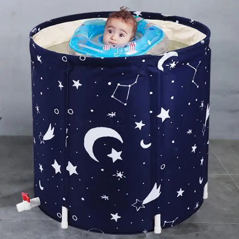 Утолщенная Складная Ванна для взрослых ванна домашняя круглая ведро