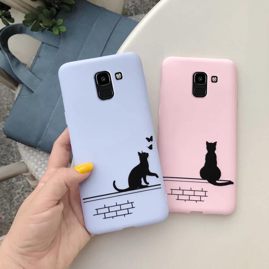 Чехол для телефона Samsung Galaxy j6 2018 мягкий силиконовый чехол Plus j600f j610f | Мобильные