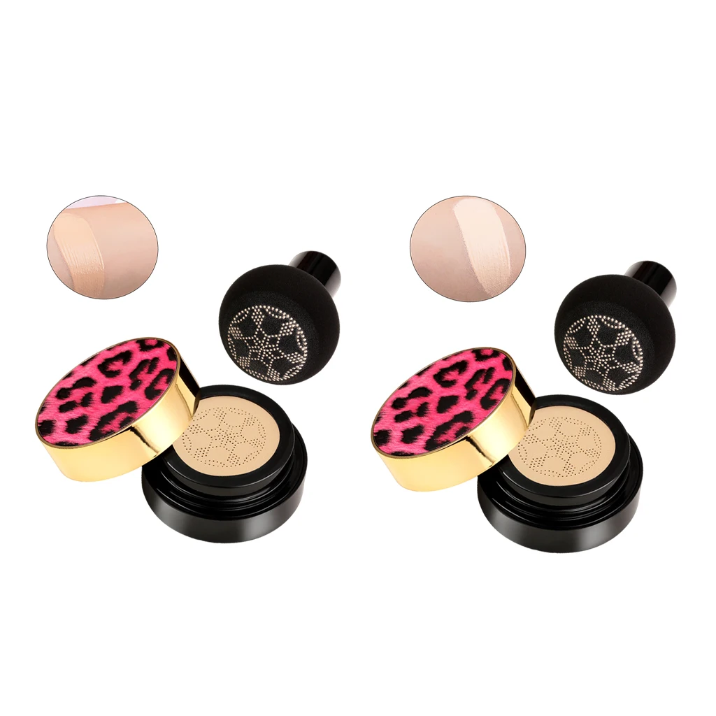 

Увлажняющая подушка в форме Грибов BB Cream, эластичная губчатая насадка, легко наносится