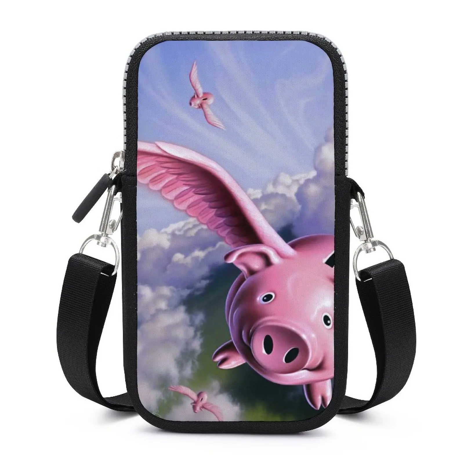 

Money Shoulder Bag Gift Funny Mobile Phone Bag Streetwear Student Purse