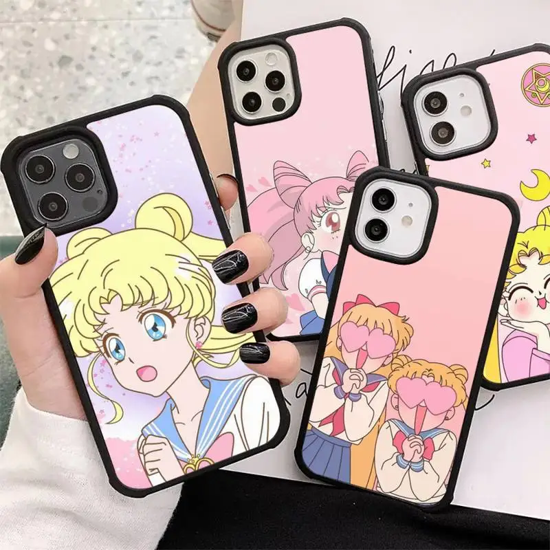 

Lovely Sailors Cute Moon Phone Case for iphone 12 13 Mini SE 2020 5 5S 6 6S Plus 7 8 Plus X XR XS 11 Pro Max Fundas Coque cover