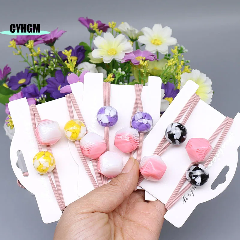 

New Fashion korean amber ladies Hair rope Accessories for Women hair ties elastic hair bands Girls Hair Band A05-4
