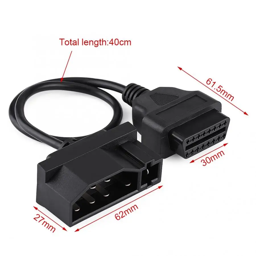 Адаптеры гнезда 7 Pin к 16 OBD2 OBDII адаптер соединитель Диагностический кабель для Ford