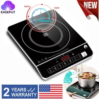 easepot 1800w portable induction cooker cooktop countertop burner hot plate heater timer