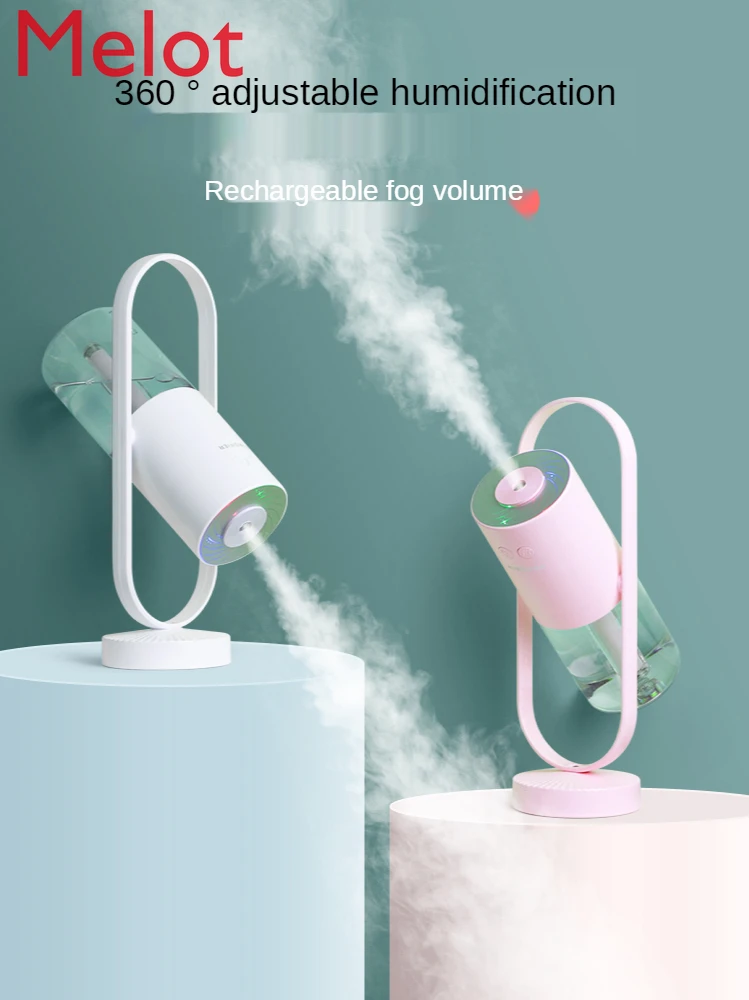 

Увлажнитель бытовой бесшумный, маленькая портативная панель для офисного стола и спальни, распылитель для студенческого общежития, домашн...