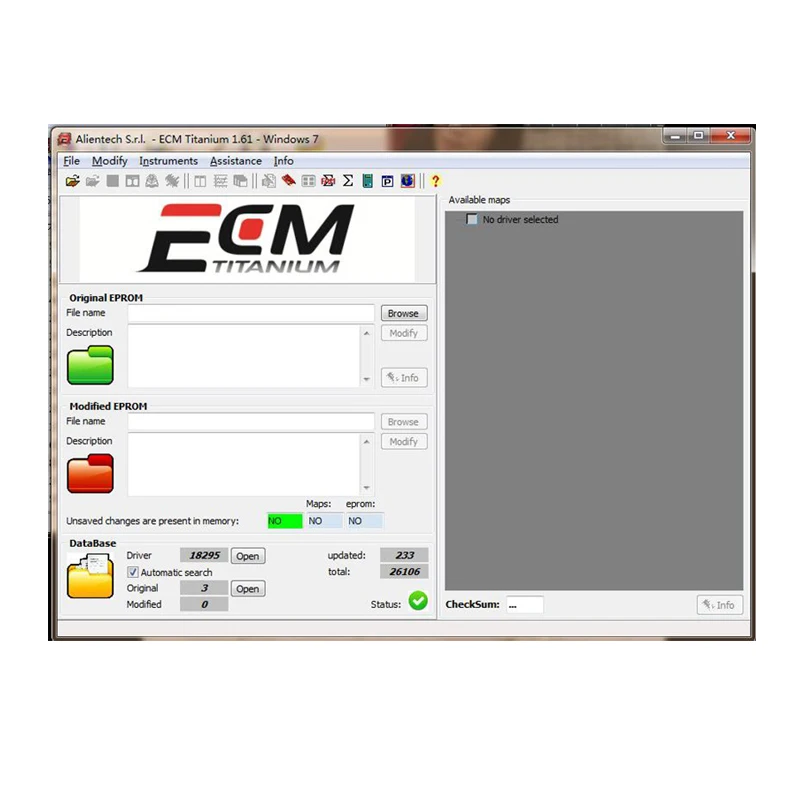 Матч для kess v2 и ktag программного обеспечения ECM TITANIUM с 18295 драйвером и WinOLS версии v2.24 с разблокировкой патч