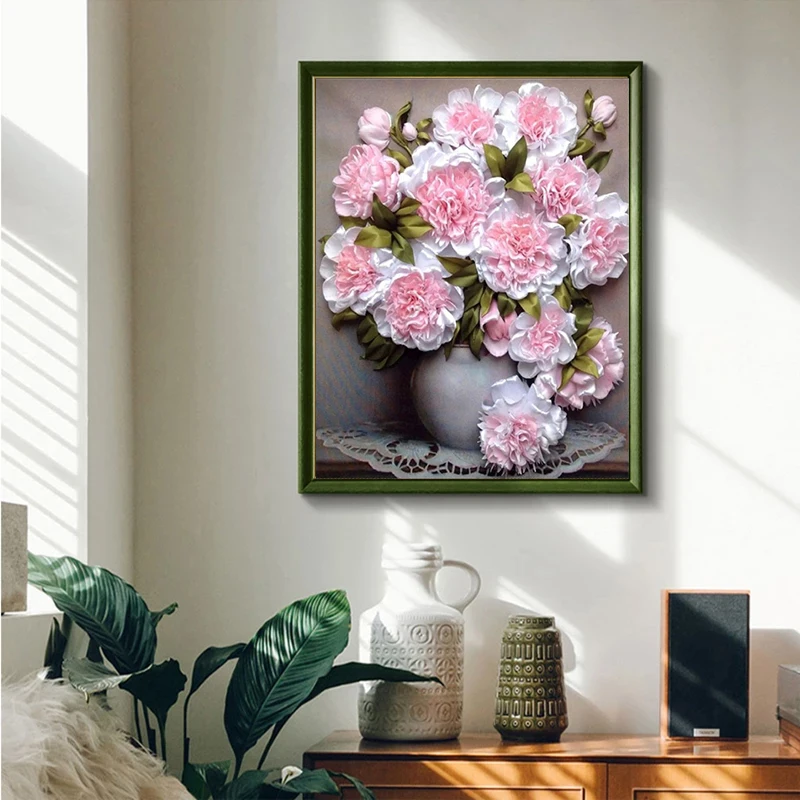 

DIY 5D mosaic pattern rose flower diamond art embroidery flower diamond painting cross stitch home decoration christmas gift