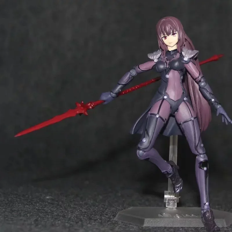 Аниме 381 # Fate Grand Order Lancer Scathach ПВХ Figma fate экшн-фигурка Коллекционная модель игрушка |