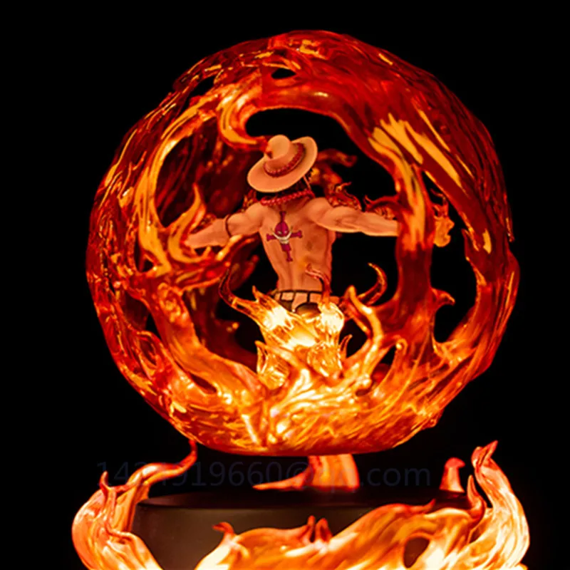 アニメワンピースポートガス D エース リニアモーターカーオーディオスピーカー発光led誕生日クリスマスギフトpvcアクションフィギュアコレクタブルモデルおもちゃr122 29 Off