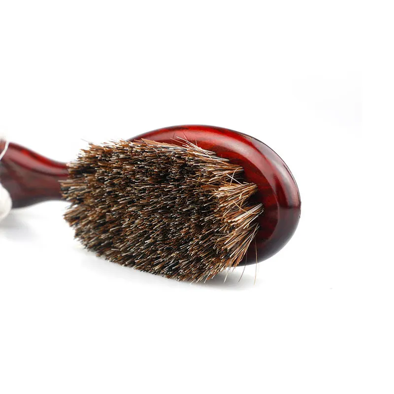 Ретро масляная голова щетка для парикмахера шеи волос козья шерсть салон