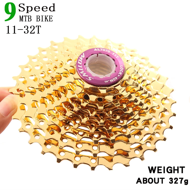 Кассета GOLD SMLLOW для горного велосипеда 9s 27s 9Speed Freewheel 11- 32T M370 M430 M4000 M590 M3000 K7 x5 x7 x9 xo |