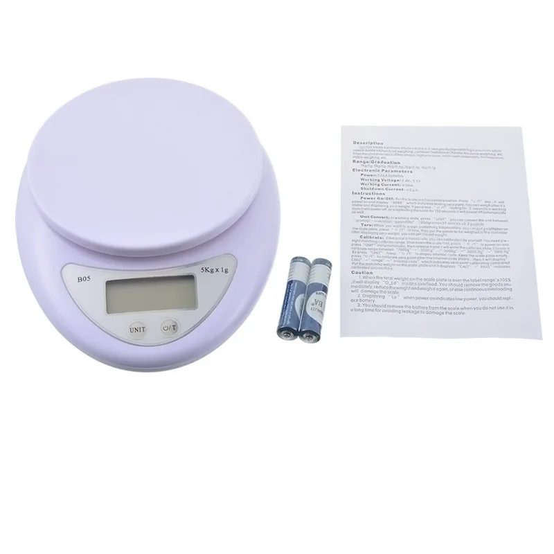 Цифровые кухонные весы 5 кг/1 г | Инструменты