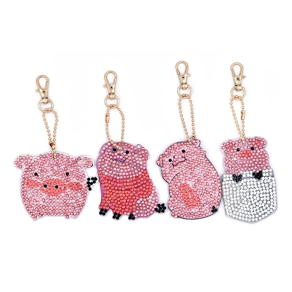 Хрустальный узор 5D алмазная вышивка мультяшная свинка слон Бриллиантовая