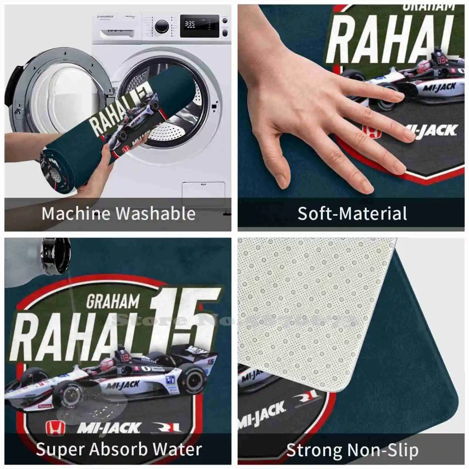 Rahal 2019 дорожная мягкая подставка для ног товары в комнате коврик Инди