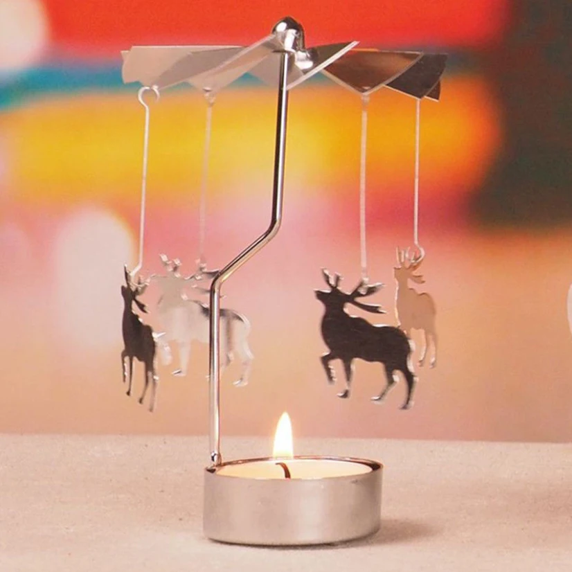 Металлический большой подсвечник для Горячая вращающаяся крутящаяся вращения