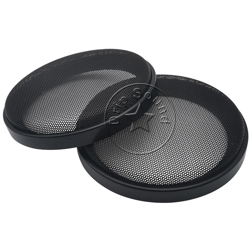 For 6.5&quot Speaker Grill Cover Hige-grade Car Home Audio Conversion Net Decorative Circle Metal Mesh Protection 181mm #Black |