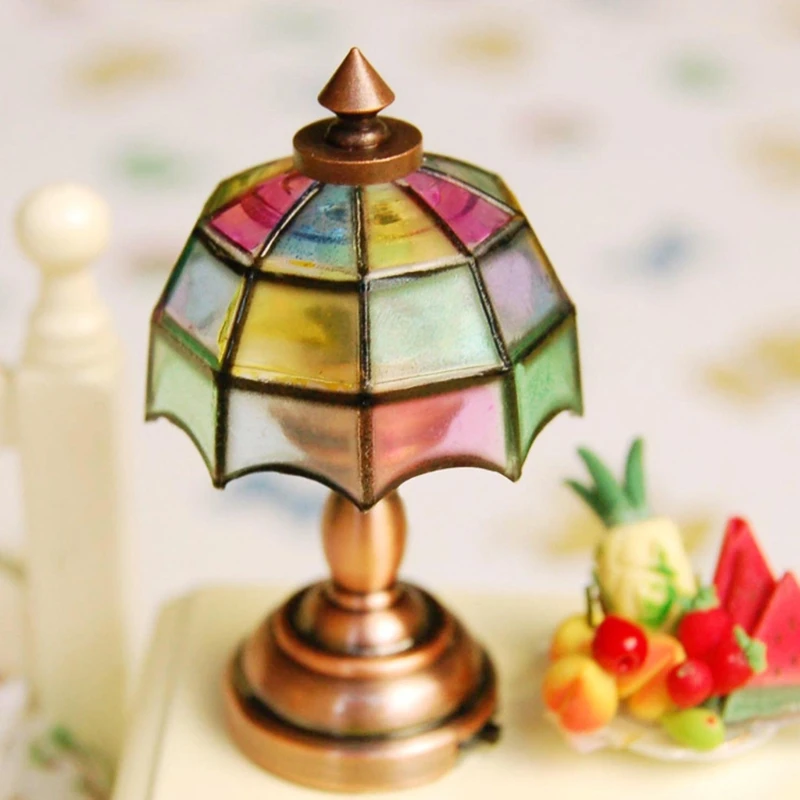

50LE Dollhouse Mini LED Light Colour Mini LED Light Exquisite appearance Simulation Ornament Decoration for 1/12 Dollhouse