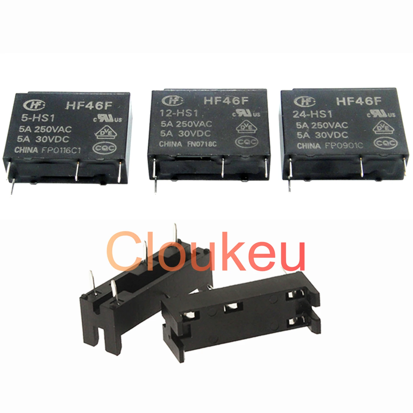 

Реле HF46F-5 12 24-HS1 5V 12V 24V 5A 4pin