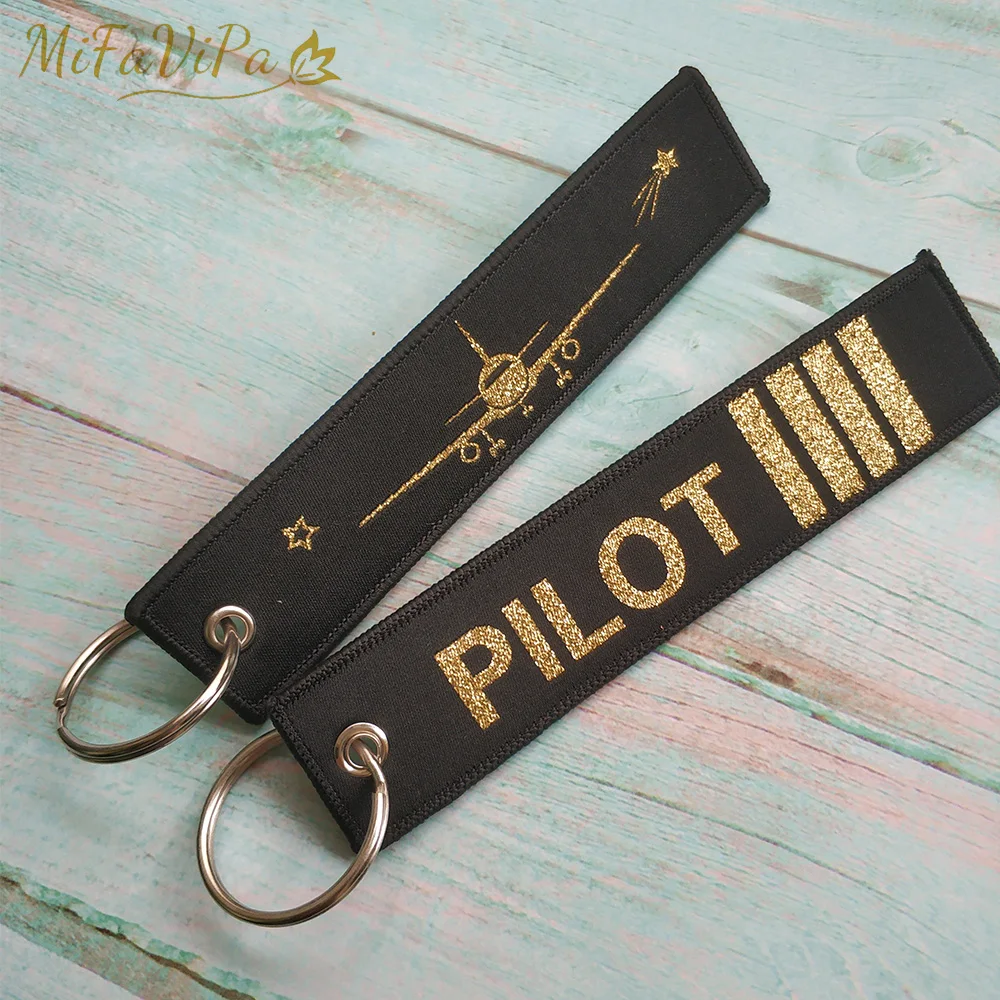 MiFaViPa модный брелок для ключей пилотов Porte Woven Flight Crew подарок авиационный с 1 шт.