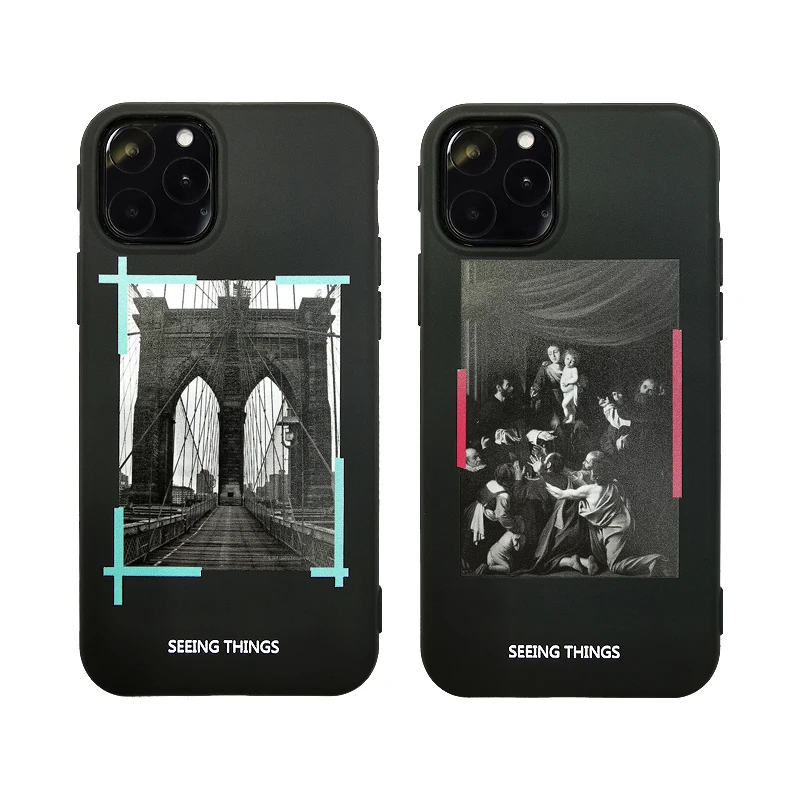 Горячая с живопись Бруклинский мост цветной чехол для телефона из мягкого